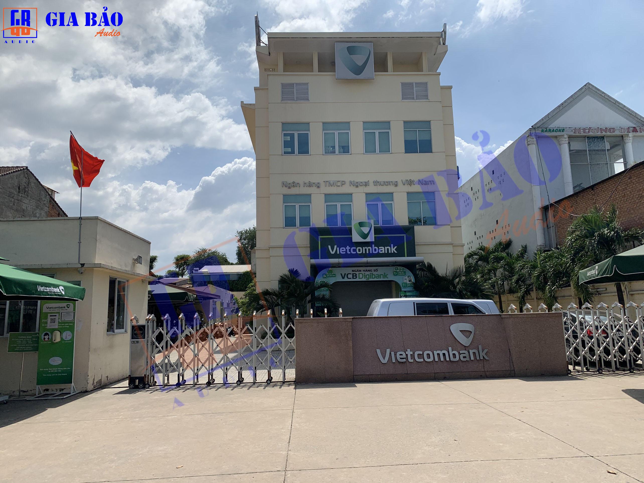 Lắp đặt âm thanh cho Ngân Hàng VCB CN Đồng Nai
