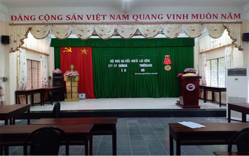 Dự án lắp đặt âm thanh phòng họp hội trường Tỉnh Kiên Giang