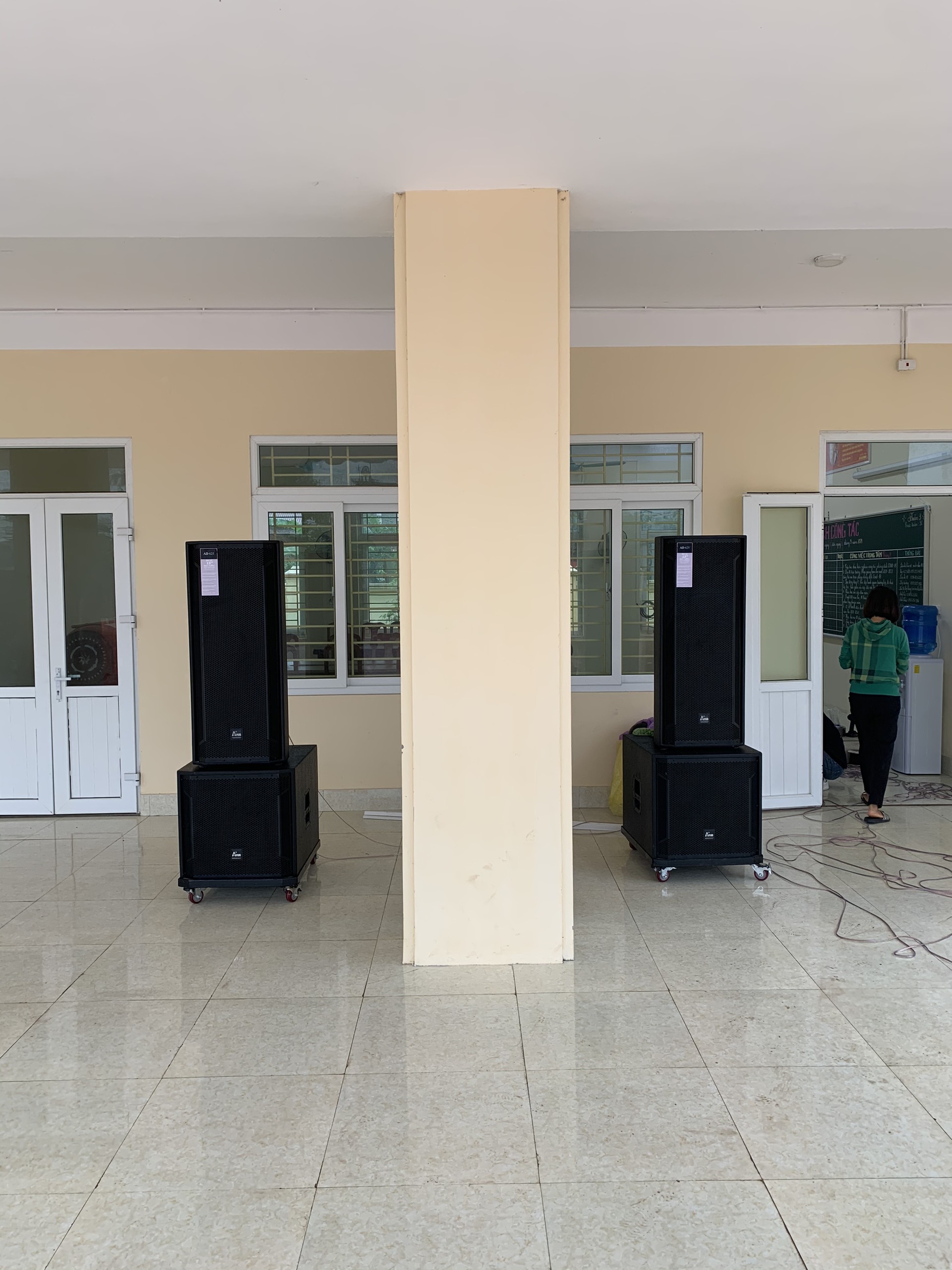 Lắp đặt âm thanh tại trường tiểu học phường Duy Minh